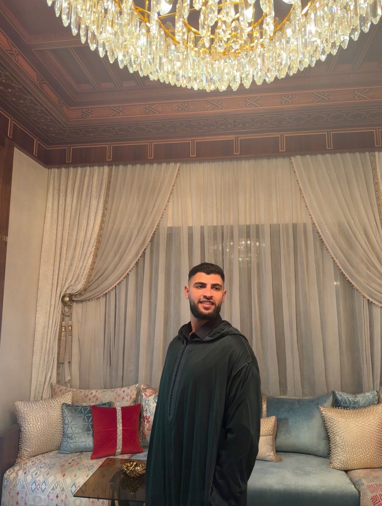 Djellaba Estivale Vert – Mlifa Premium