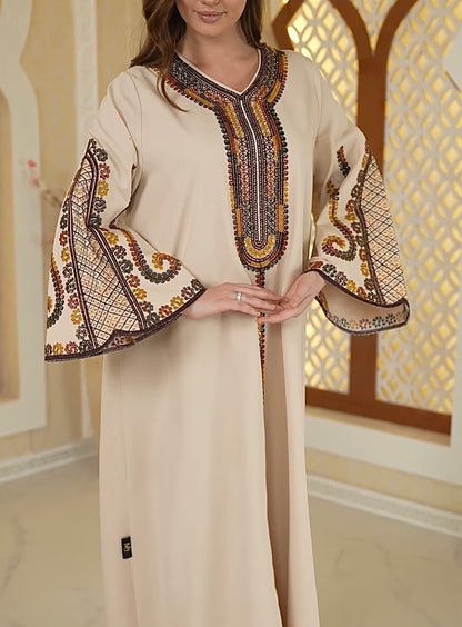 Caftan Tradition Brodée Artisanale