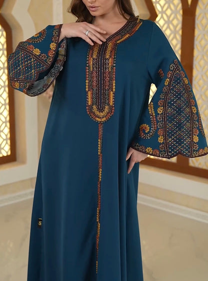 Caftan Tradition Brodée Artisanale