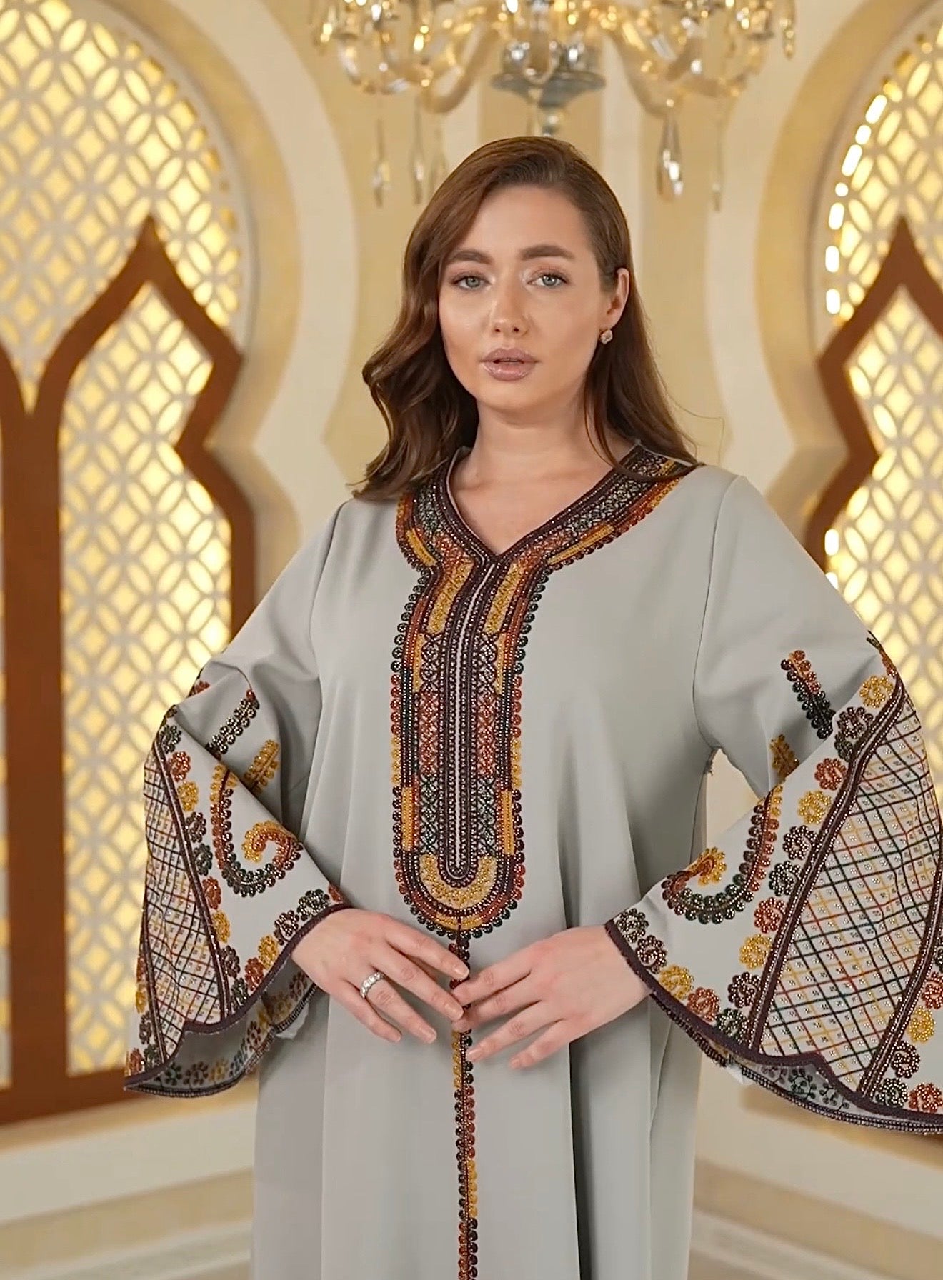 Caftan Tradition Brodée Artisanale